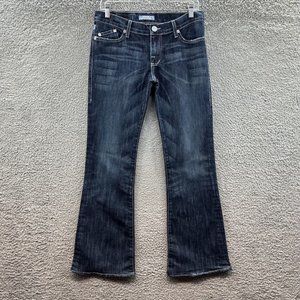 Rock & Republic Jeans Women's Size 27 Blue Denim Flared Jeans Ladies Size 27